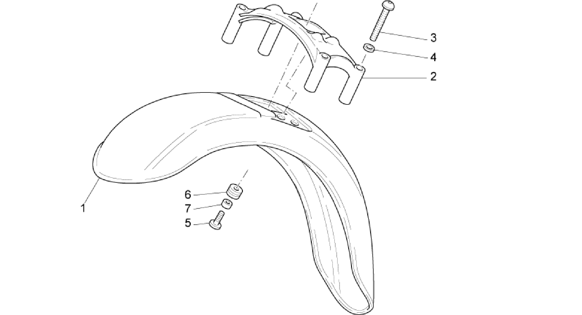 Front mudguard