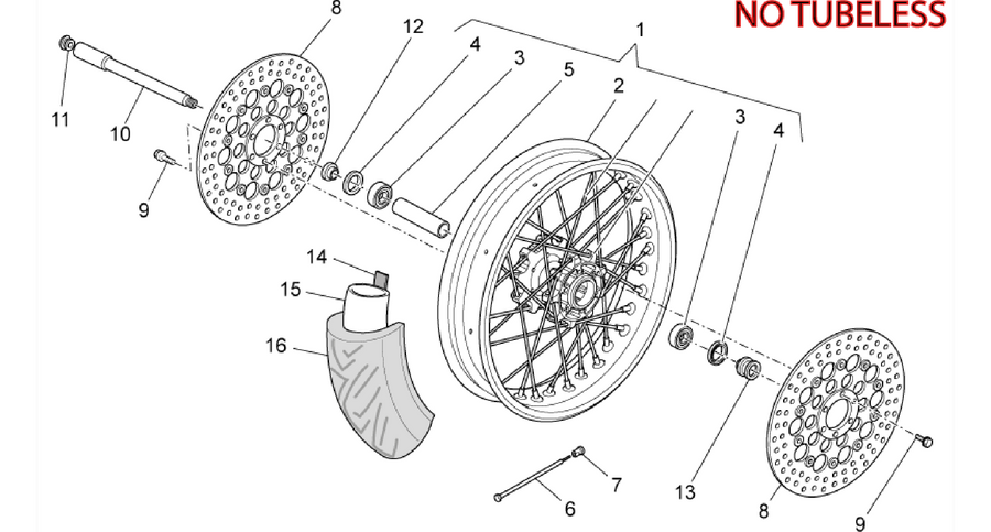 Front wheel I