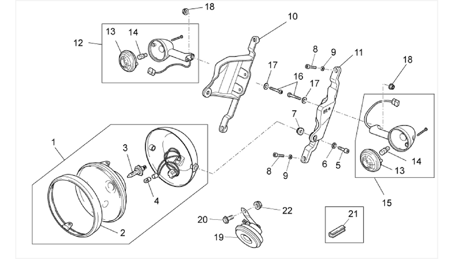 Headlight/Horn