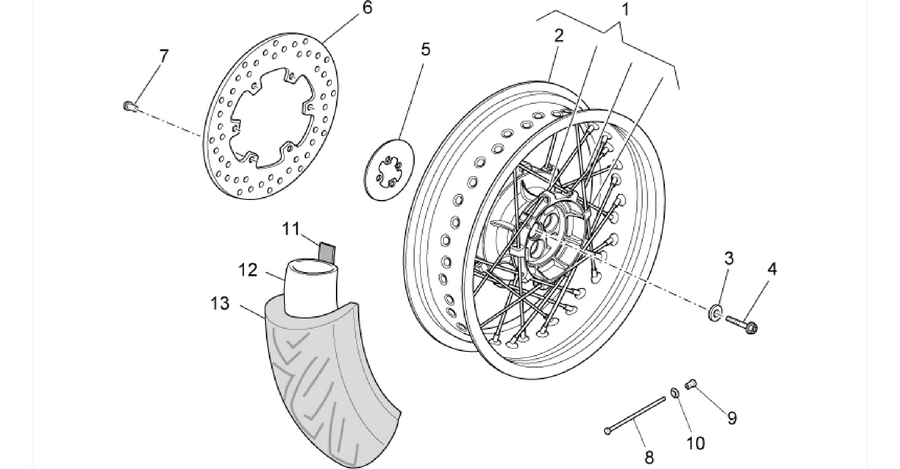 Rear wheel I