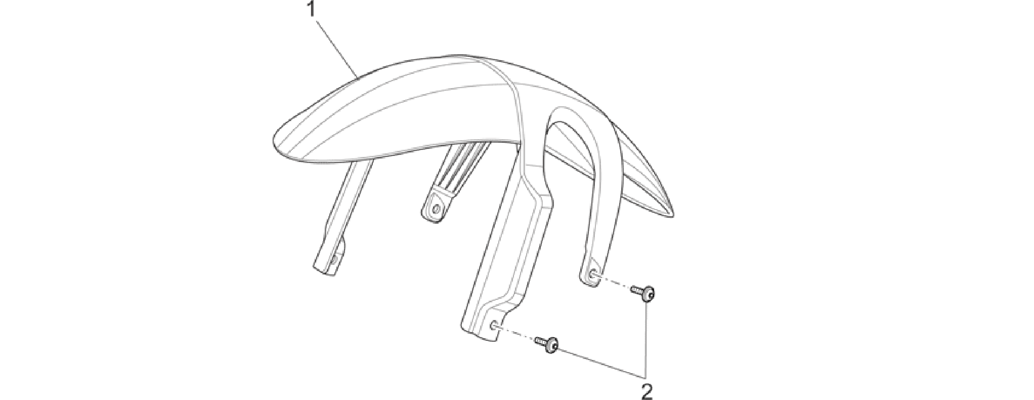 Front mudguard