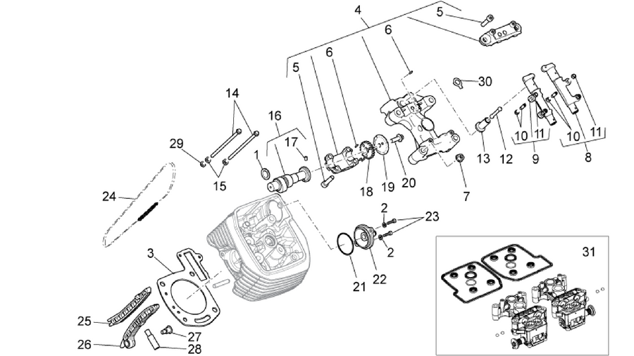 LH cylinder timing system I