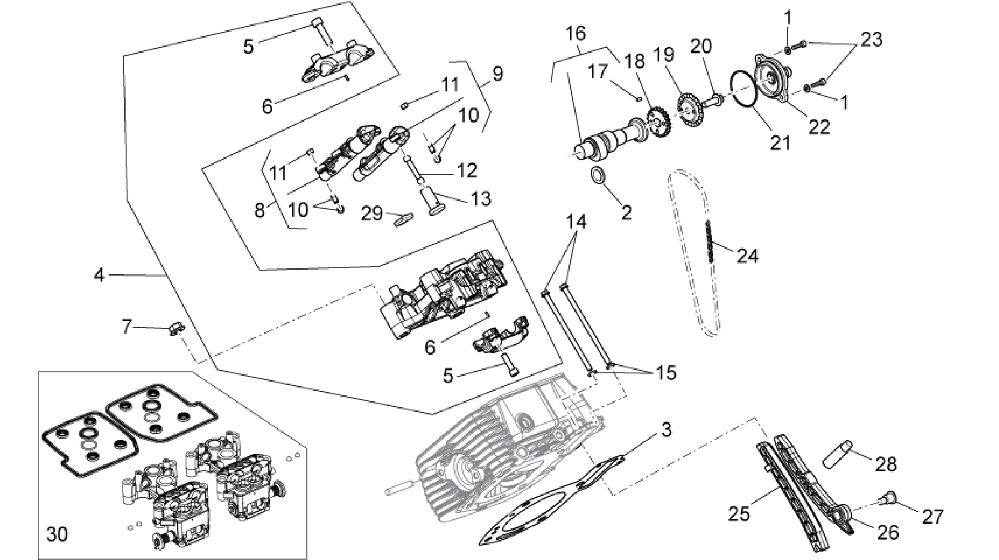 RH cylinder timing system I