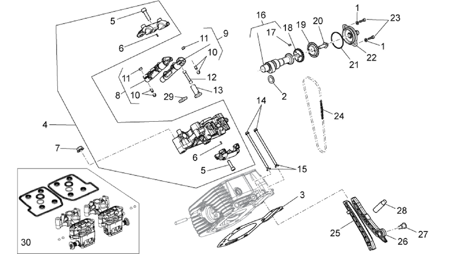 RH cylinder timing system I