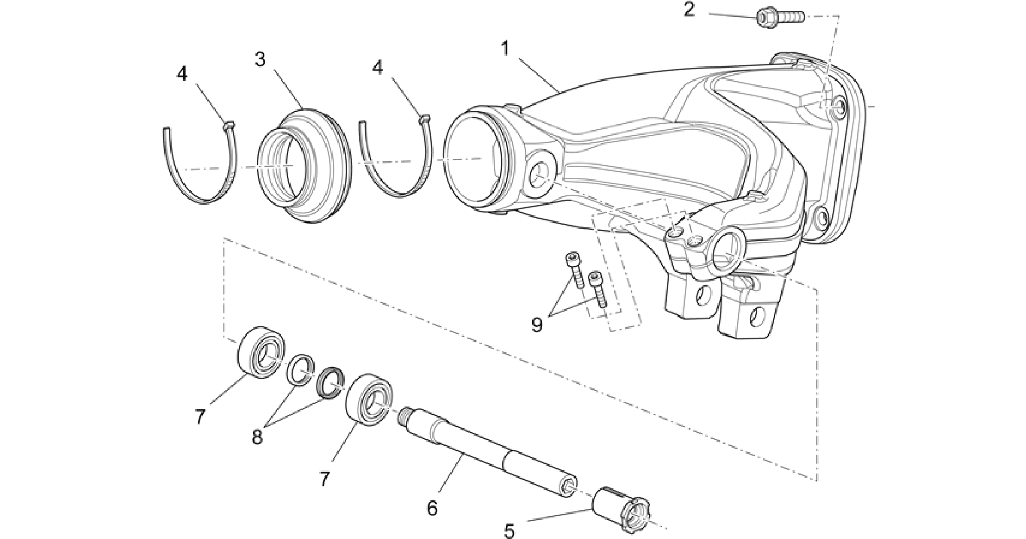 Swing arm