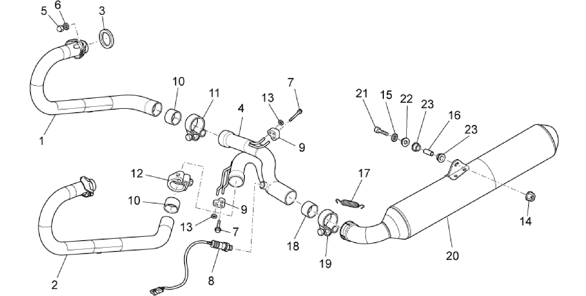 Exhaust unit