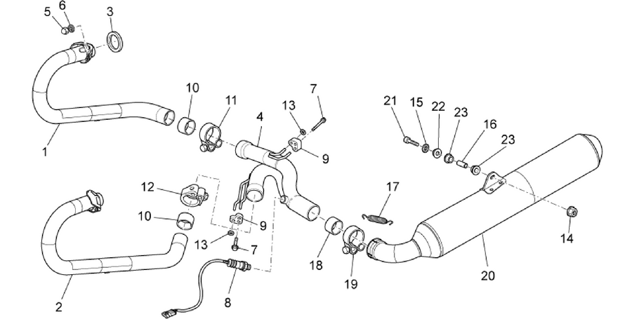 Exhaust unit