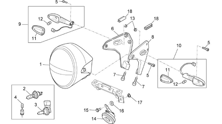 Headlight/Horn