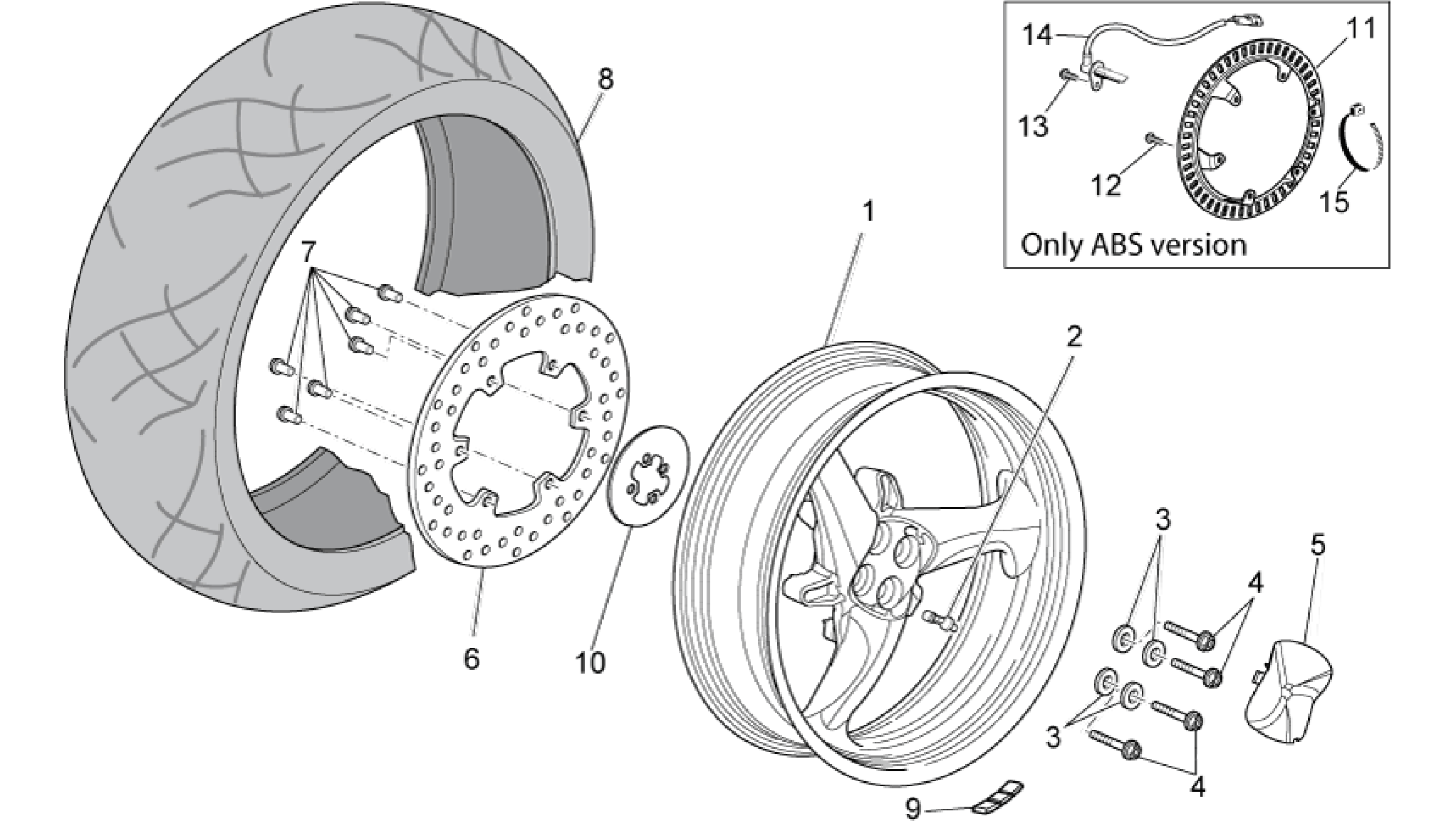 Rear wheel