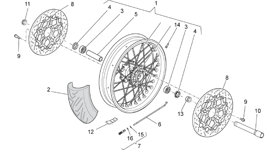 Front wheel