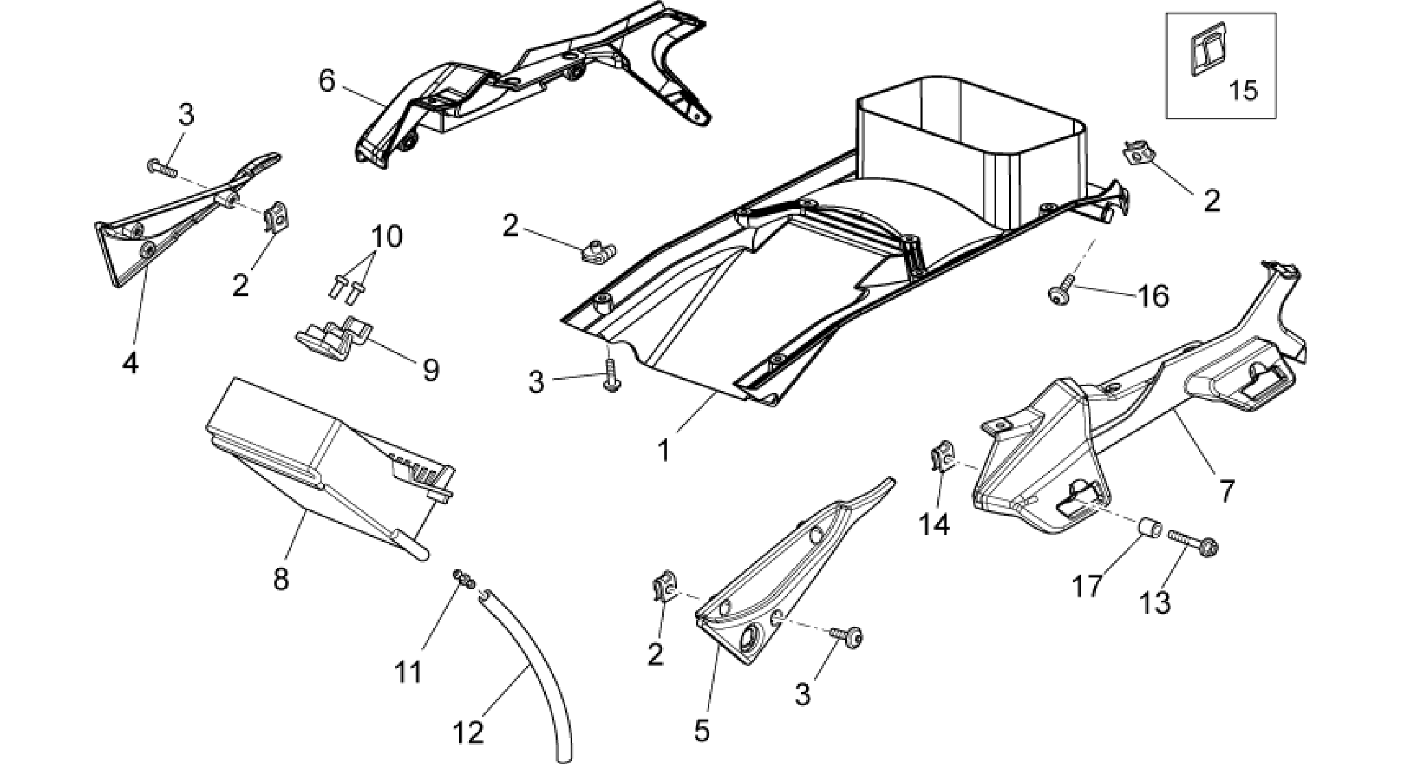 Rear body I