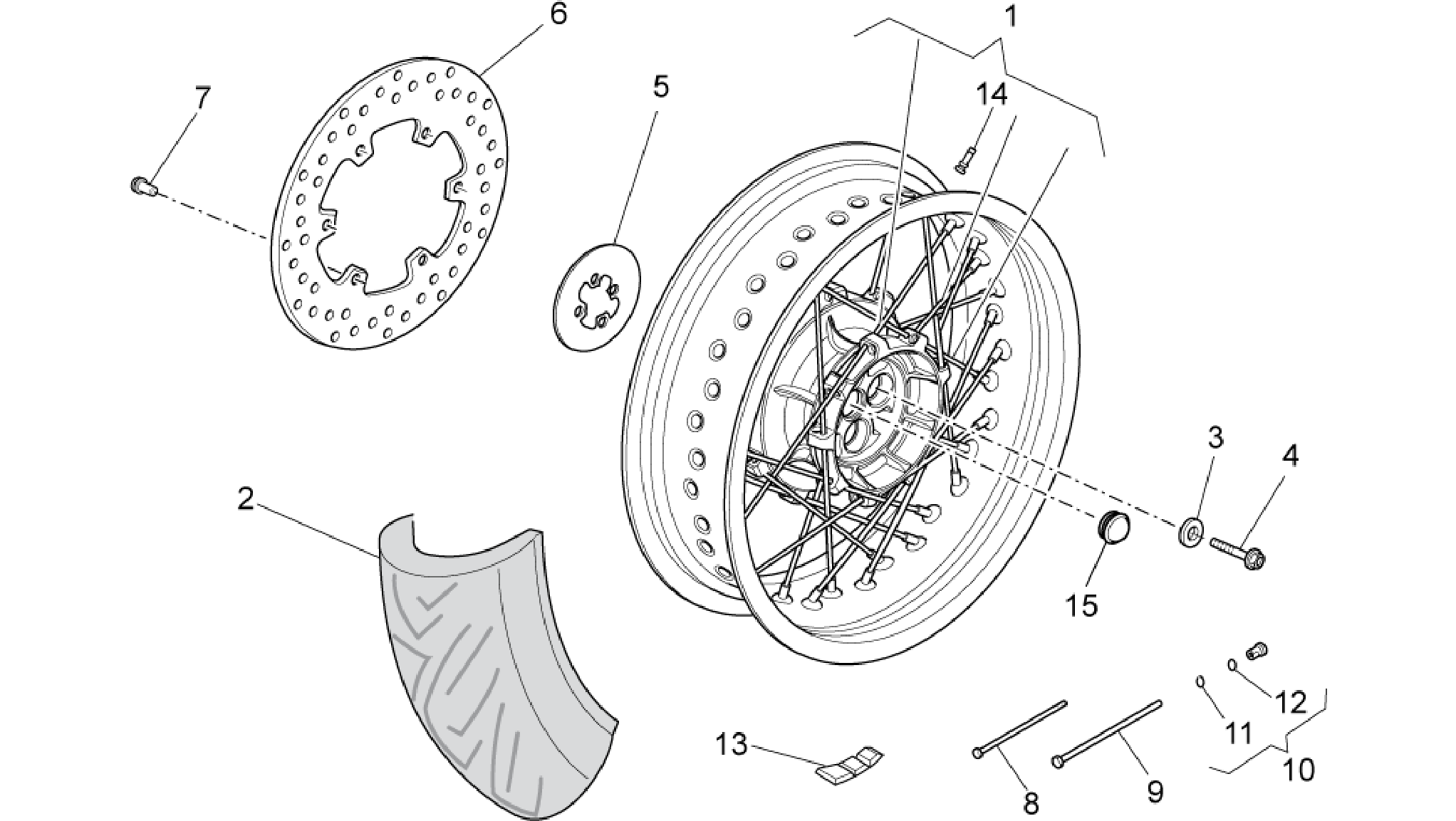 Rear wheel