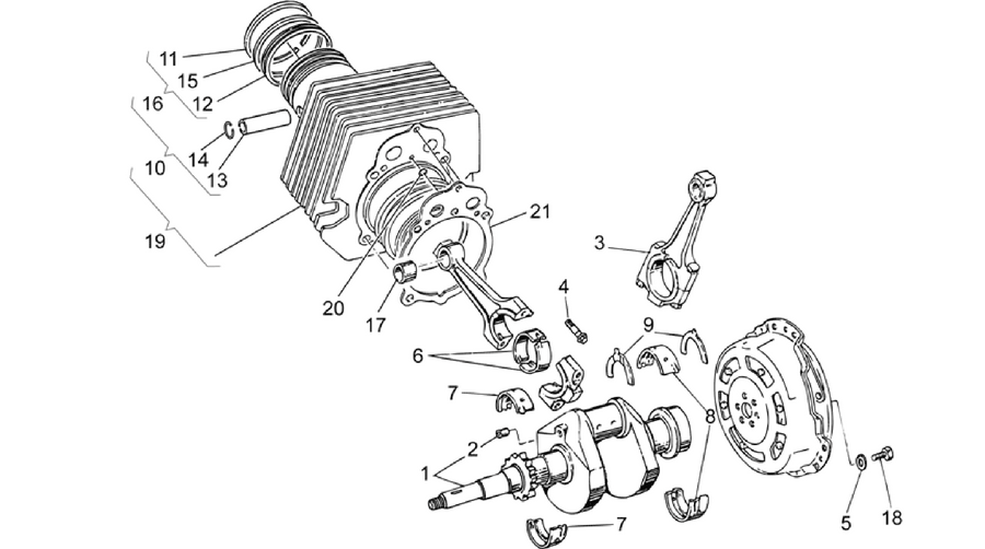 Crankshaft cpl.