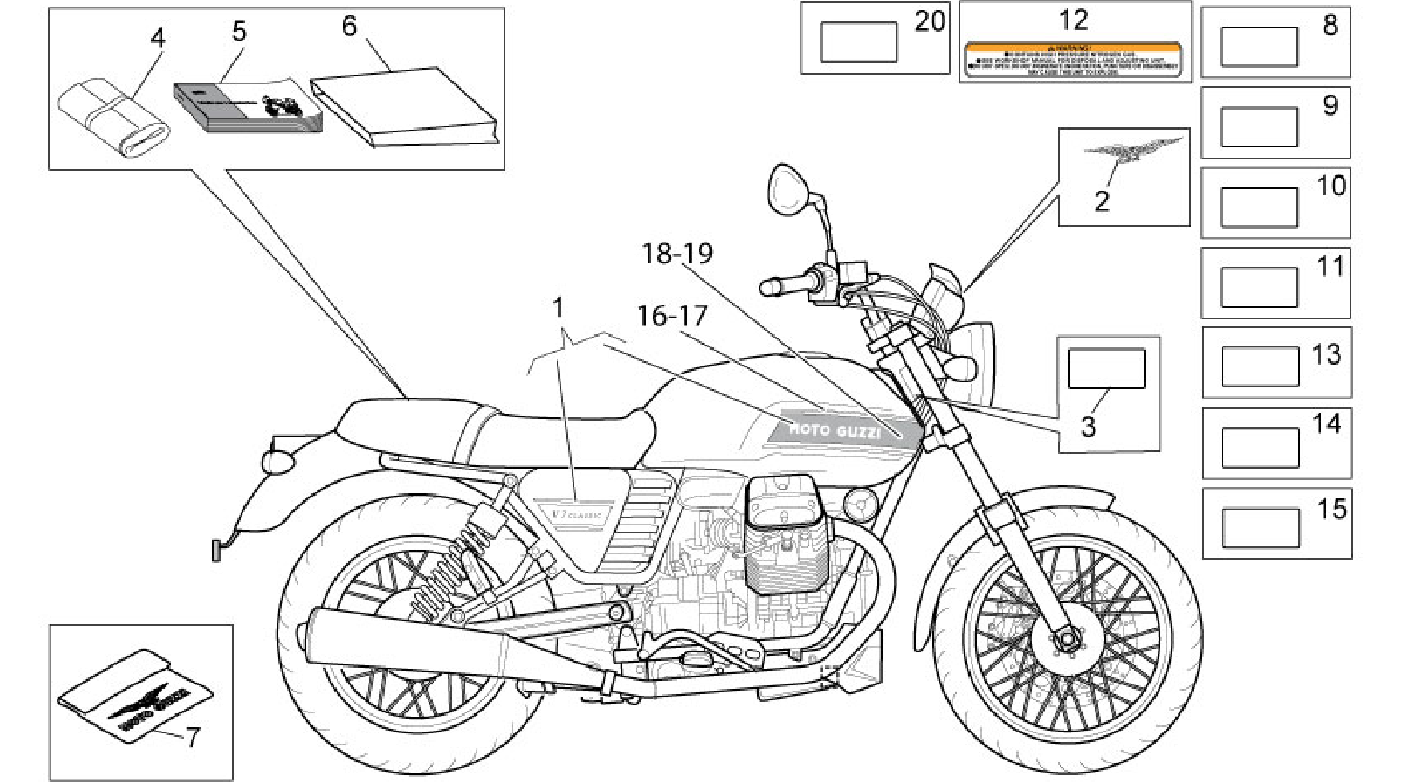 Decal and plate set