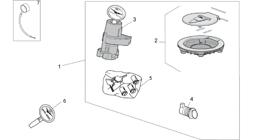 Lock hardware kit