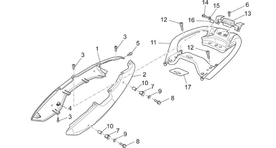 Rear body - Rear fairing