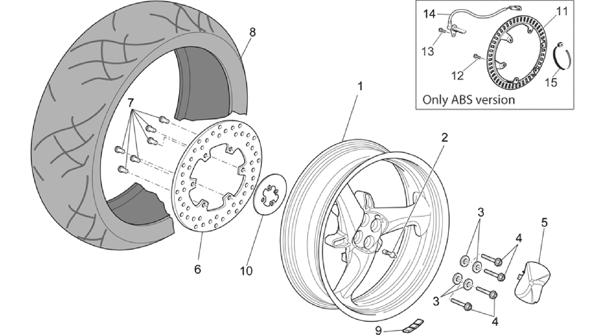 Rear wheel