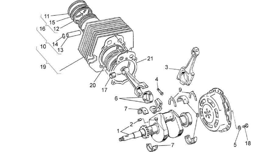 Crankshaft cpl.