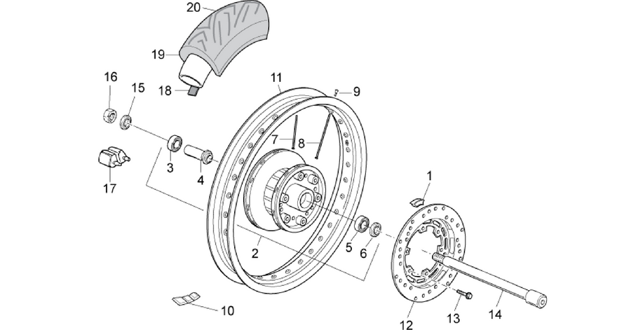 Rear wheel