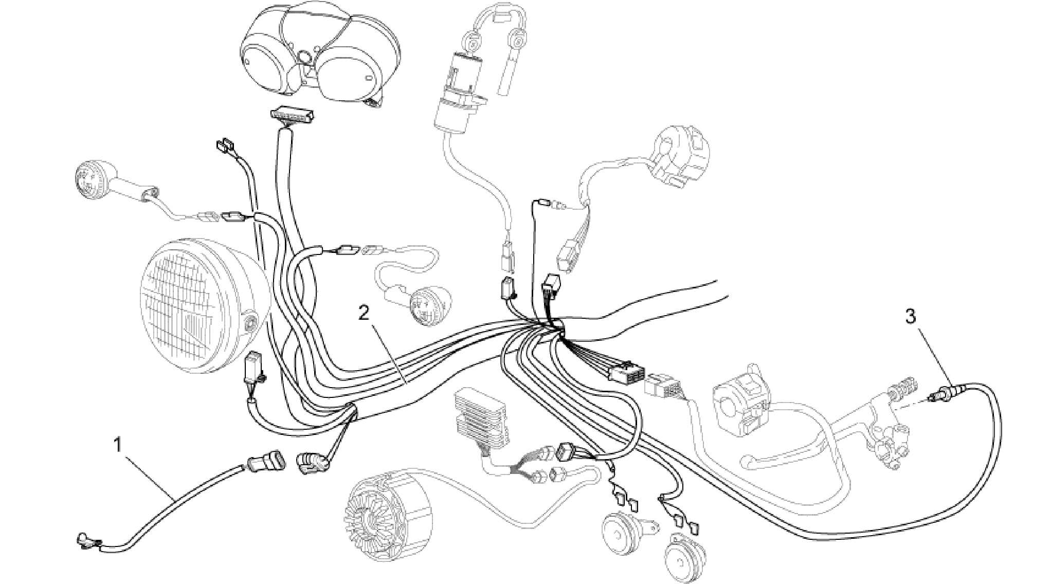 Front electrical system