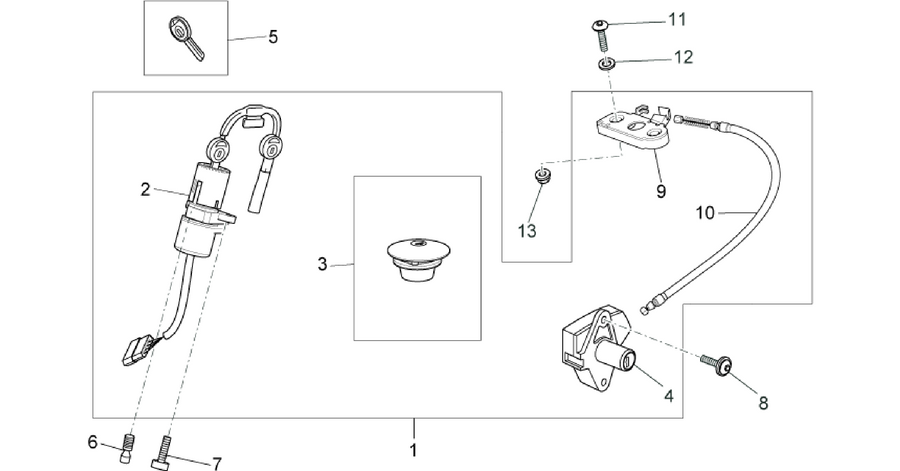Lock hardware kit