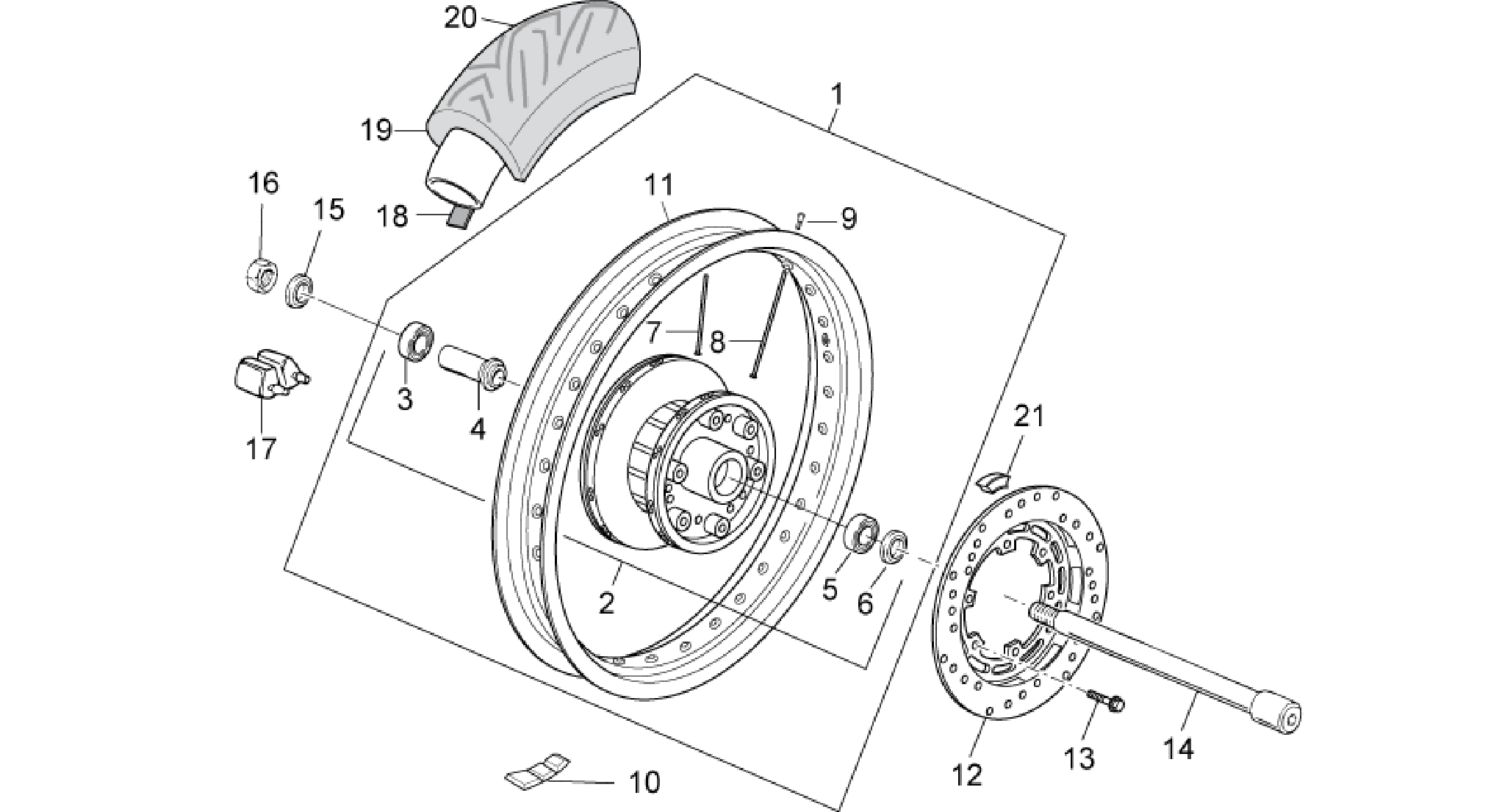 Rear wheel