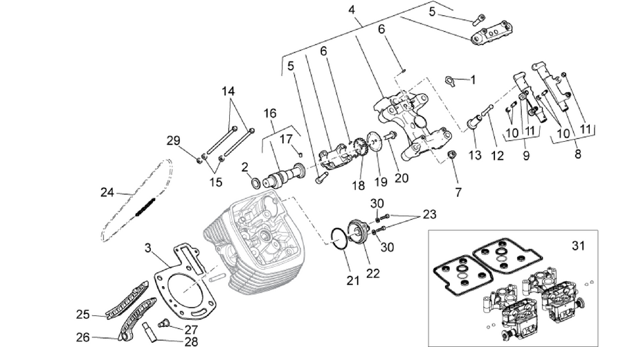 LH cylinder timing system I