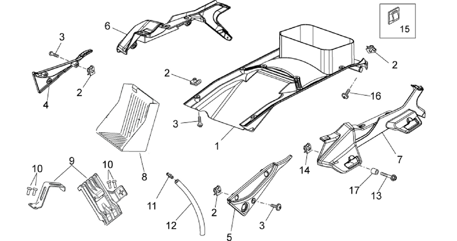 Rear body I