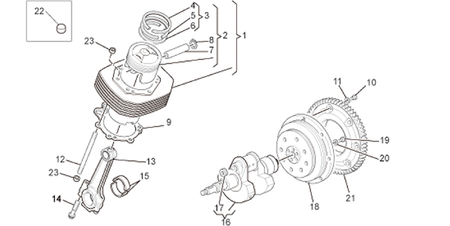 Crankshaft cpl.