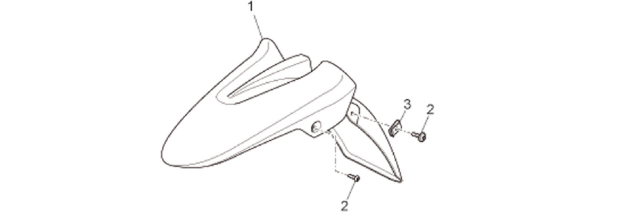 Front mudguard