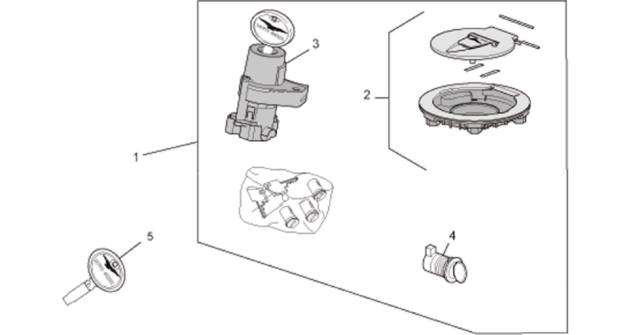Lock hardware kit