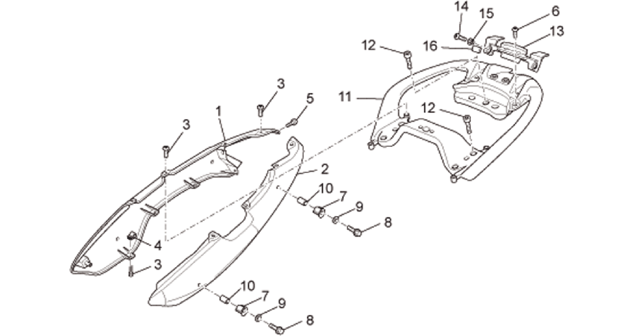 Rear body - Rear fairing