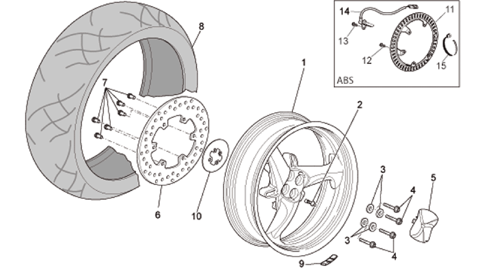 Rear wheel