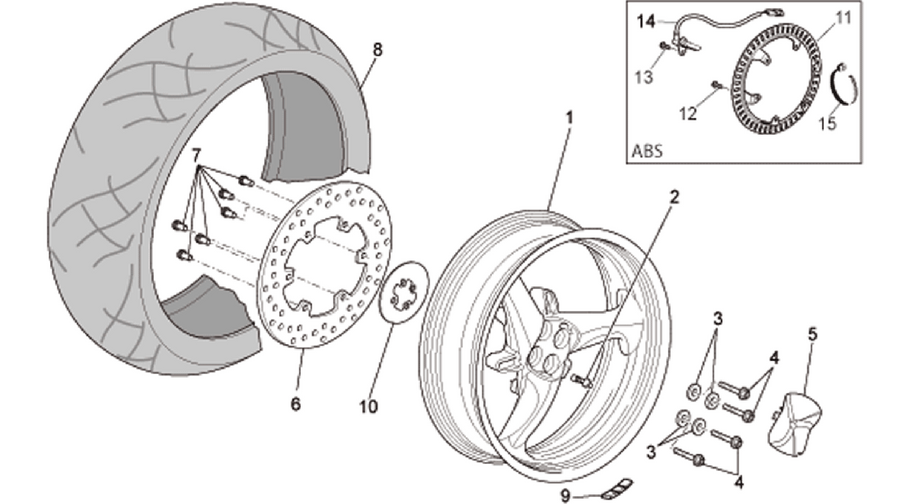 Rear wheel