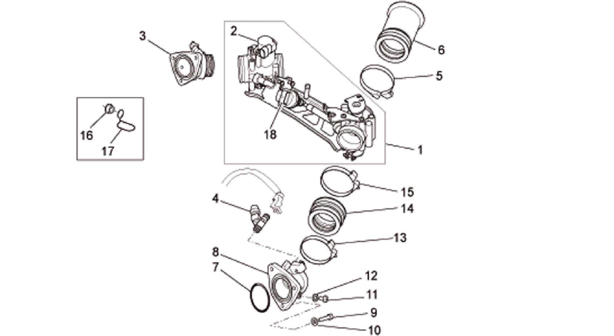 Throttle body