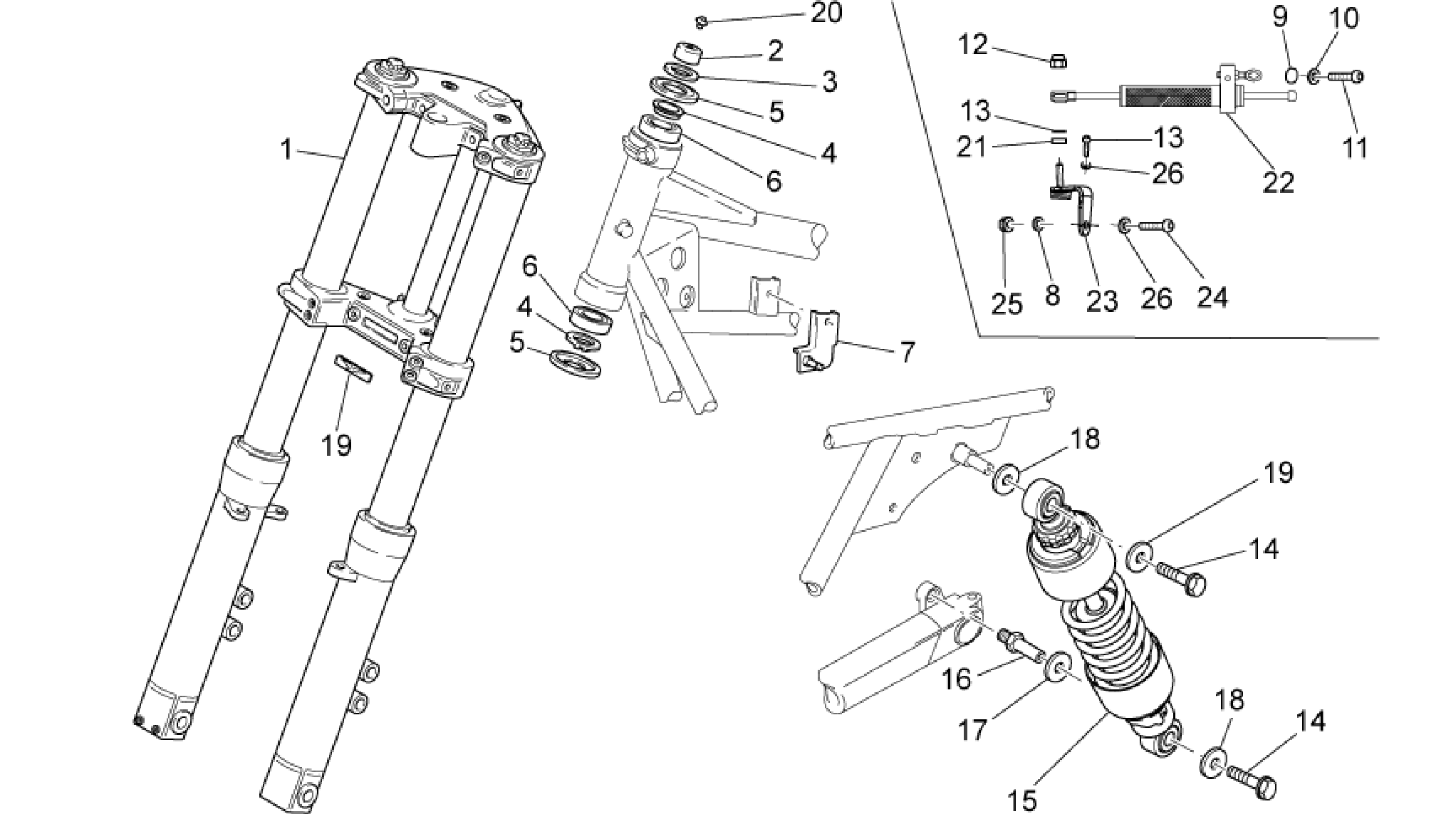 F.fork-R.shock absorber