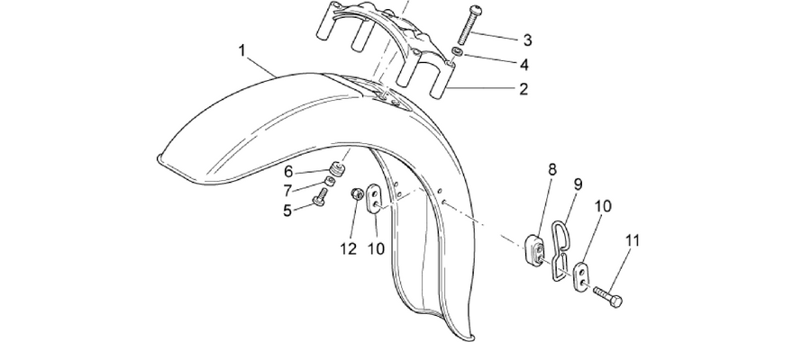 Front mudguard