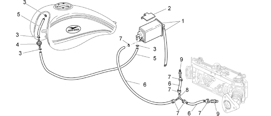 Fuel vapour recover system