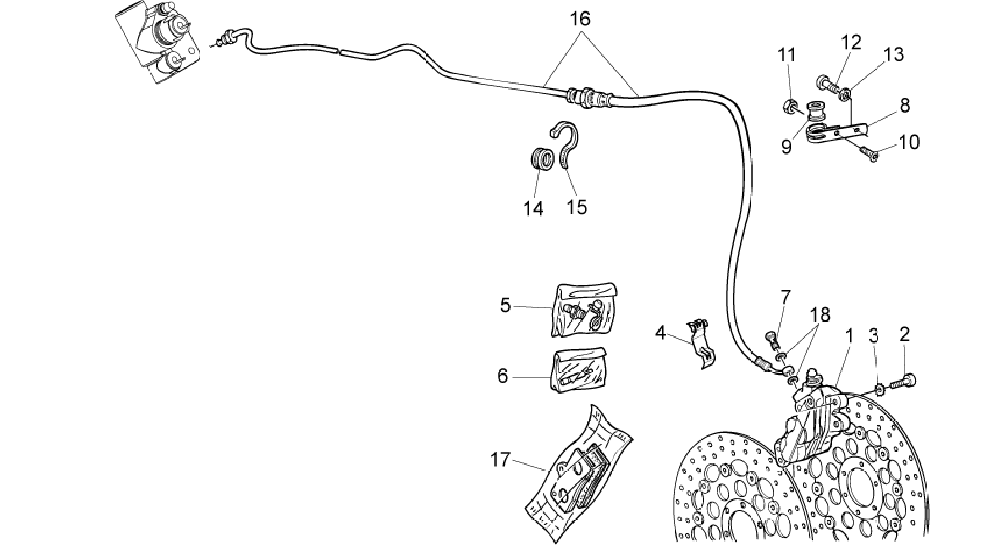 LH Front brake system