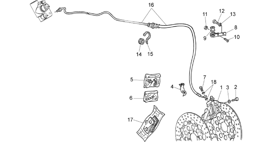 LH Front brake system