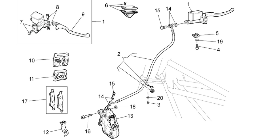 Front brake system