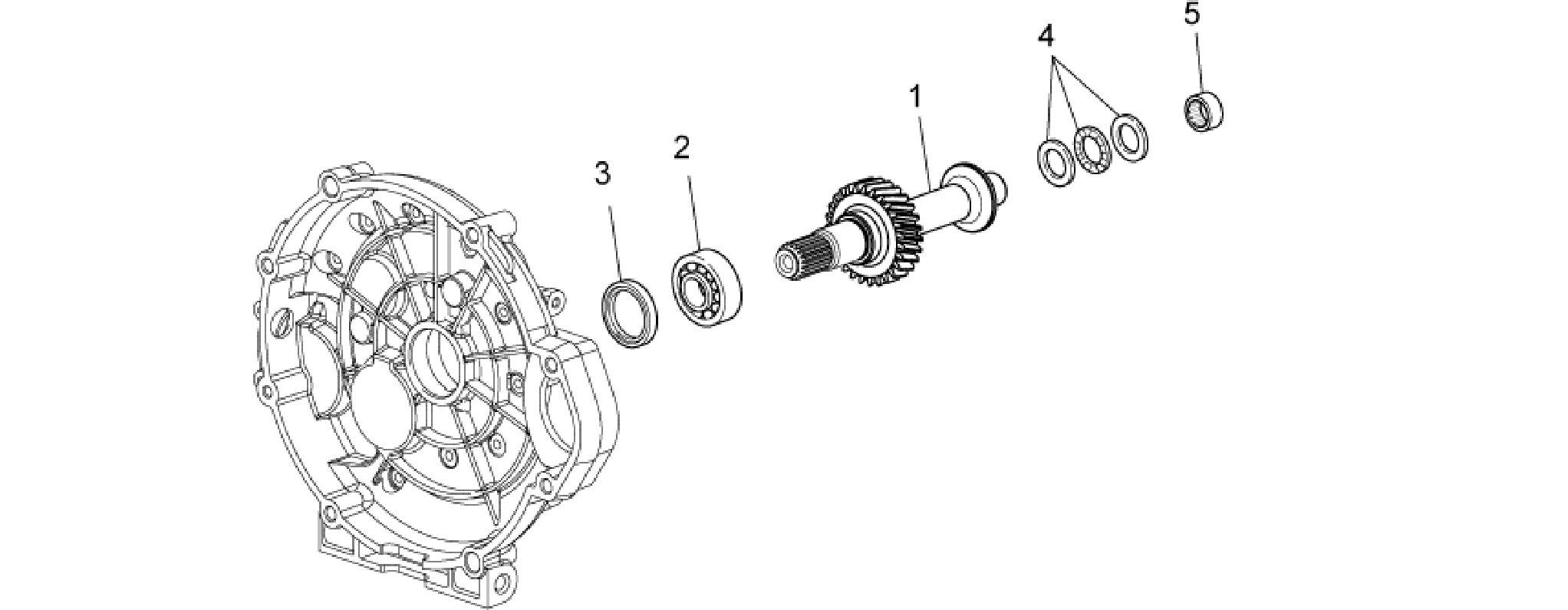Clutch shaft