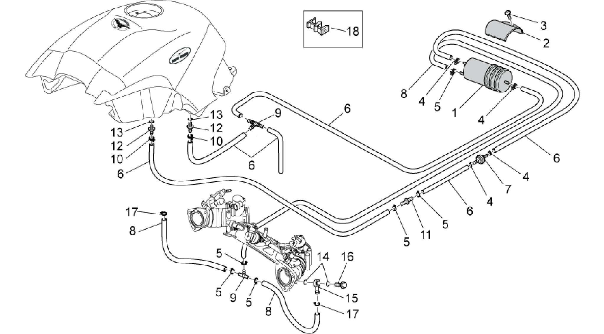 Fuel vapour recover system