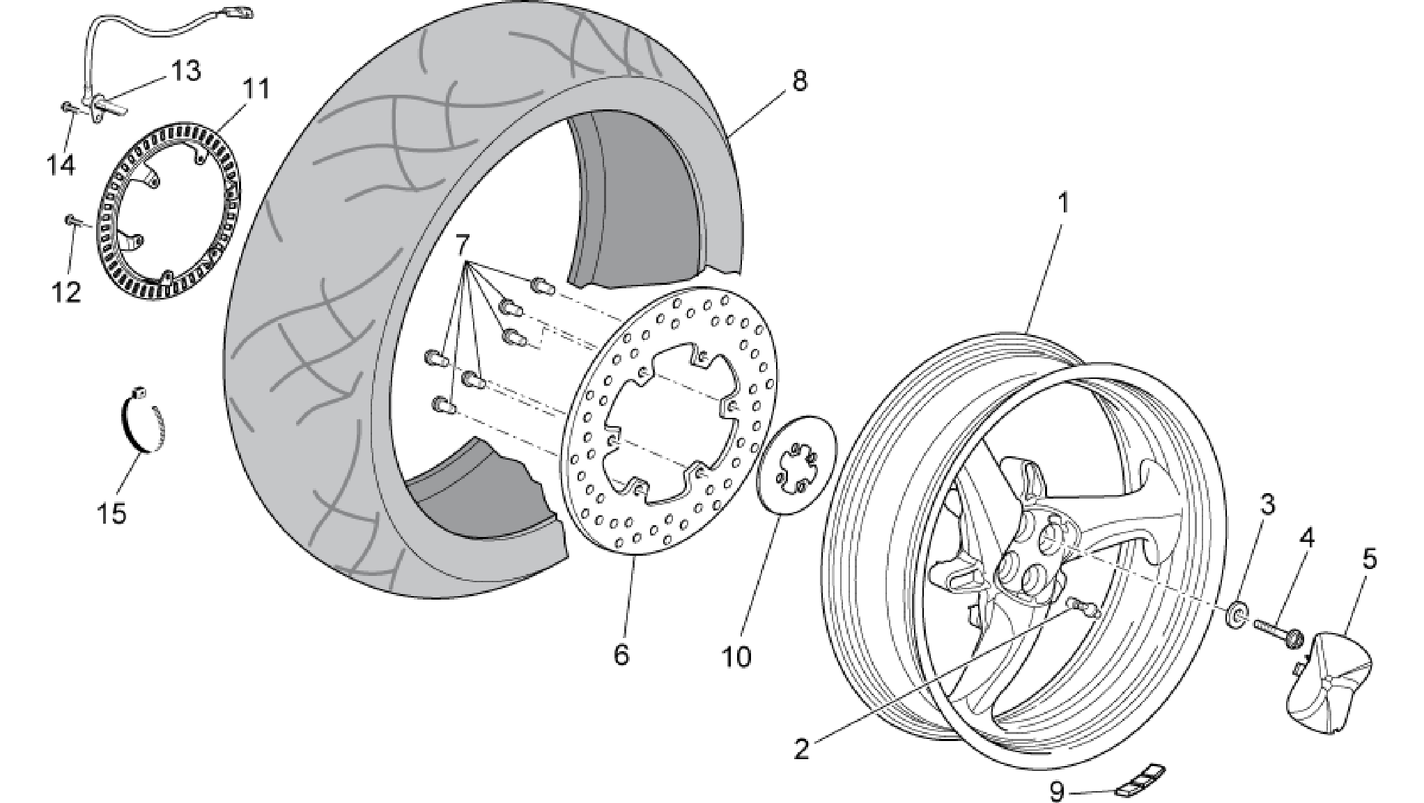 Rear wheel