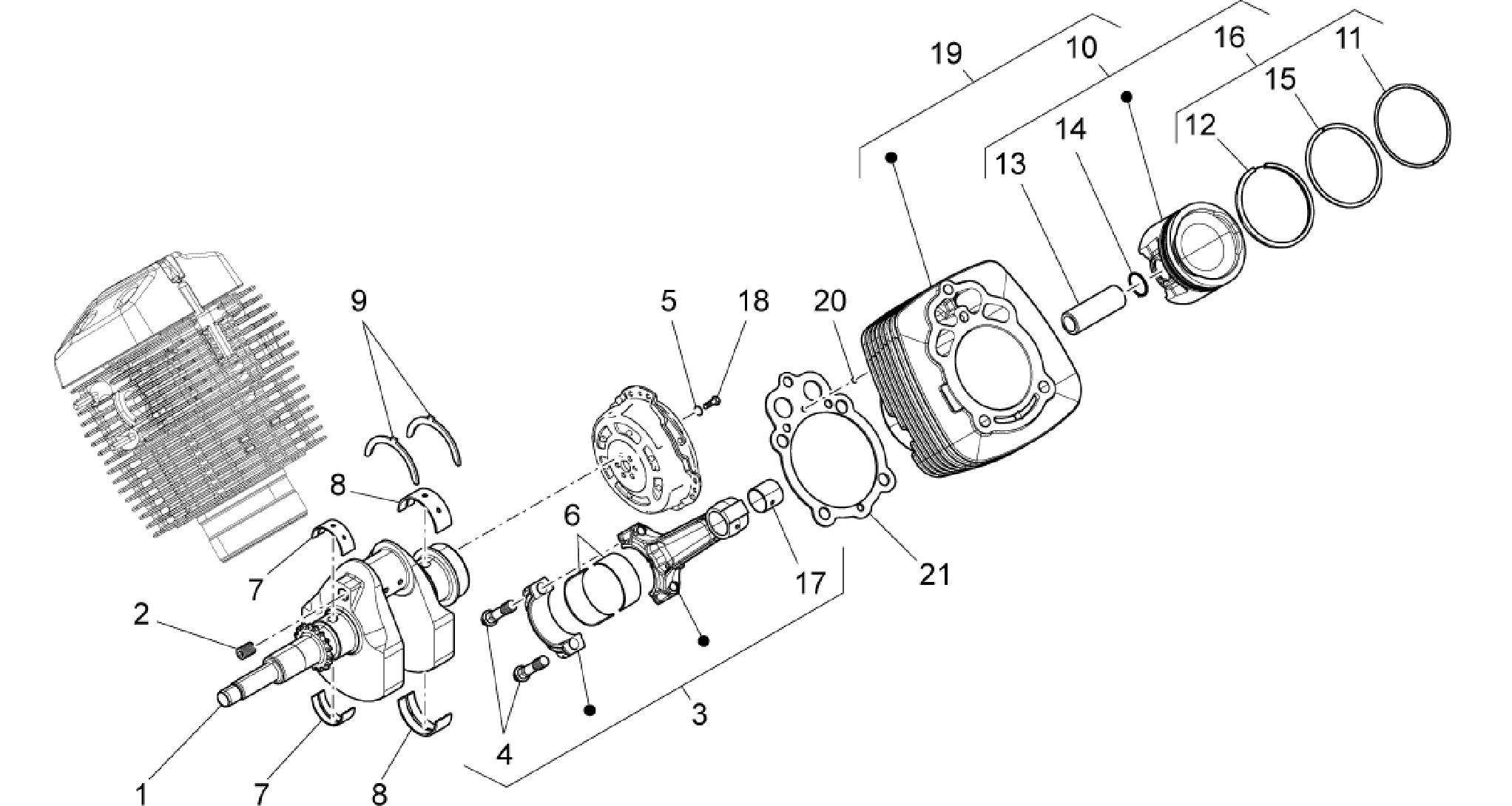 Crankshaft cpl.