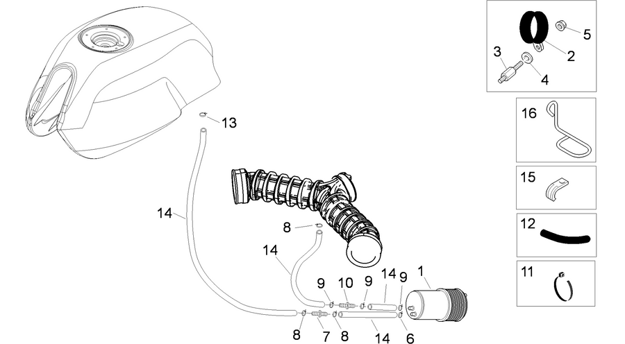 Fuel vapour recover system