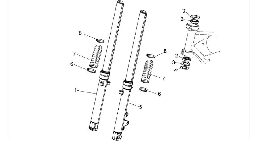 Front fork I