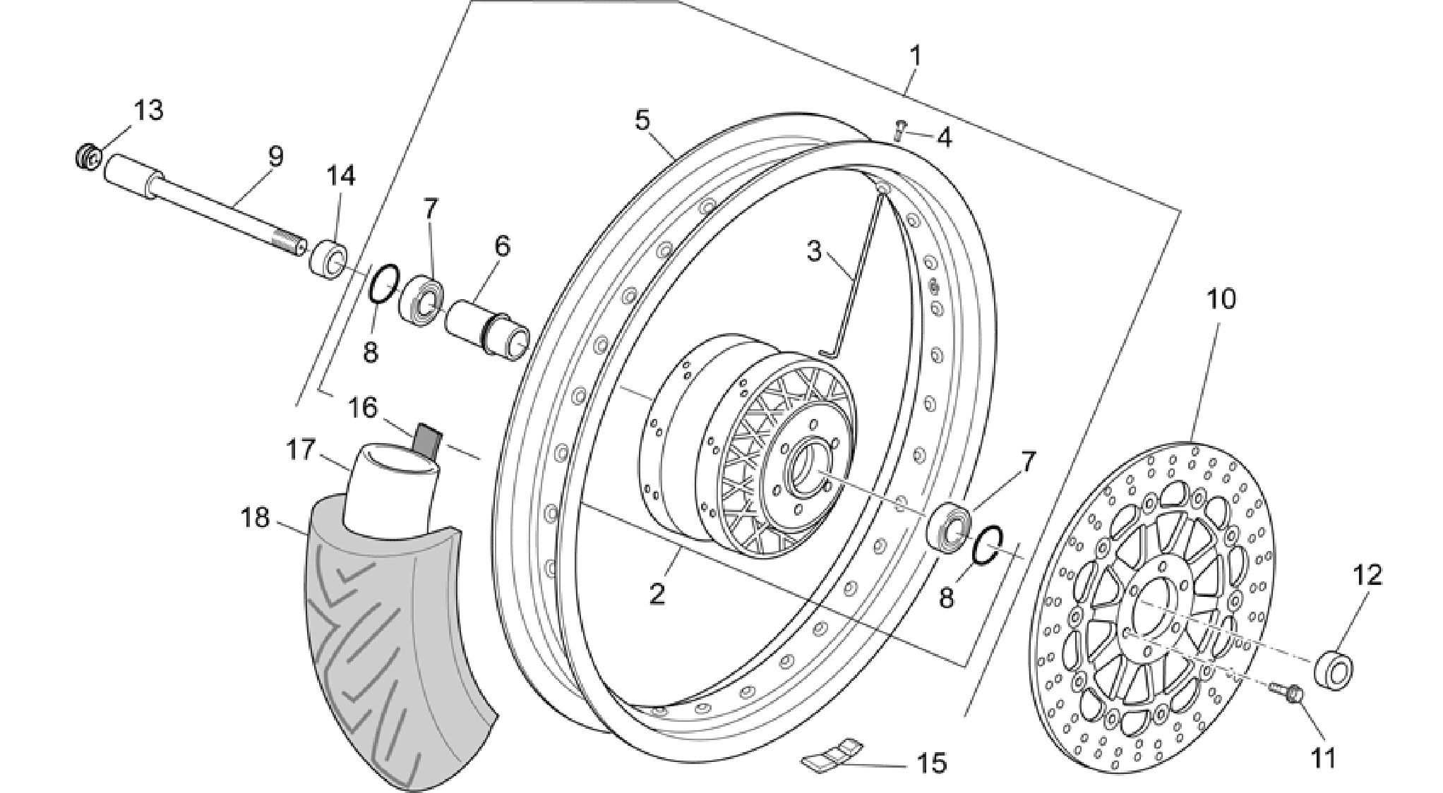 Front wheel I