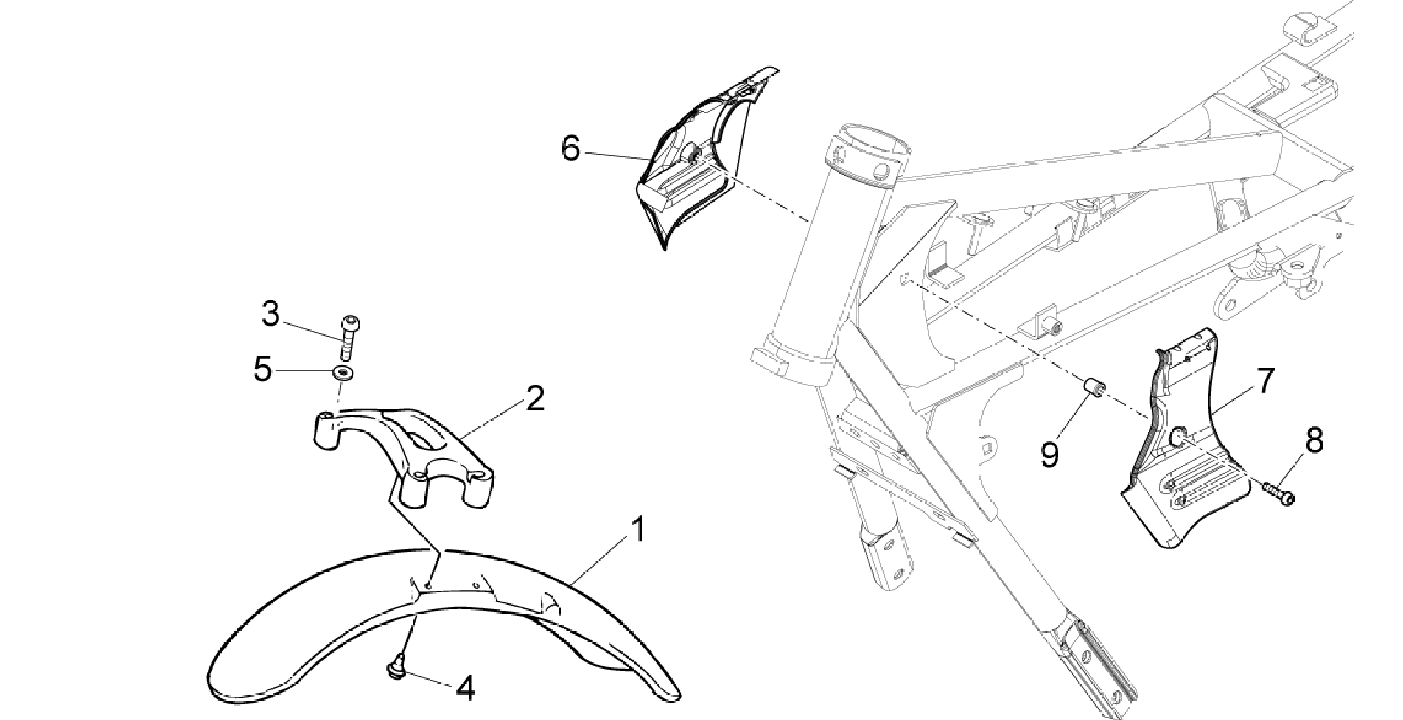 Front body - Front mudguard