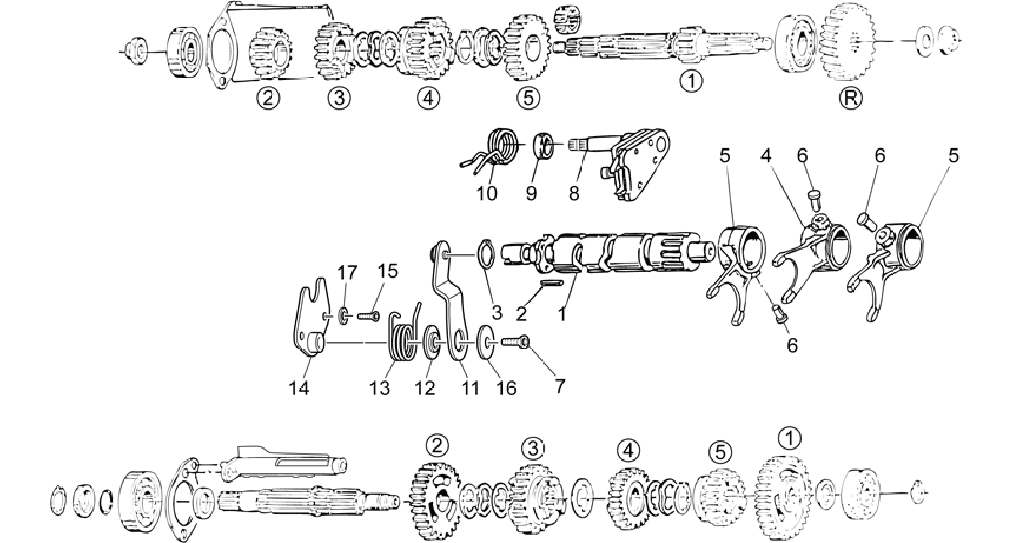 Gear box selector
